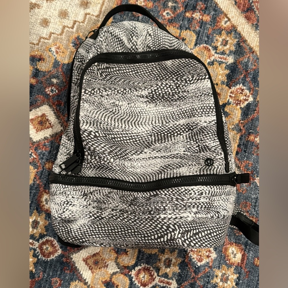 Lululemon City Adventurer Snake Print Backpack